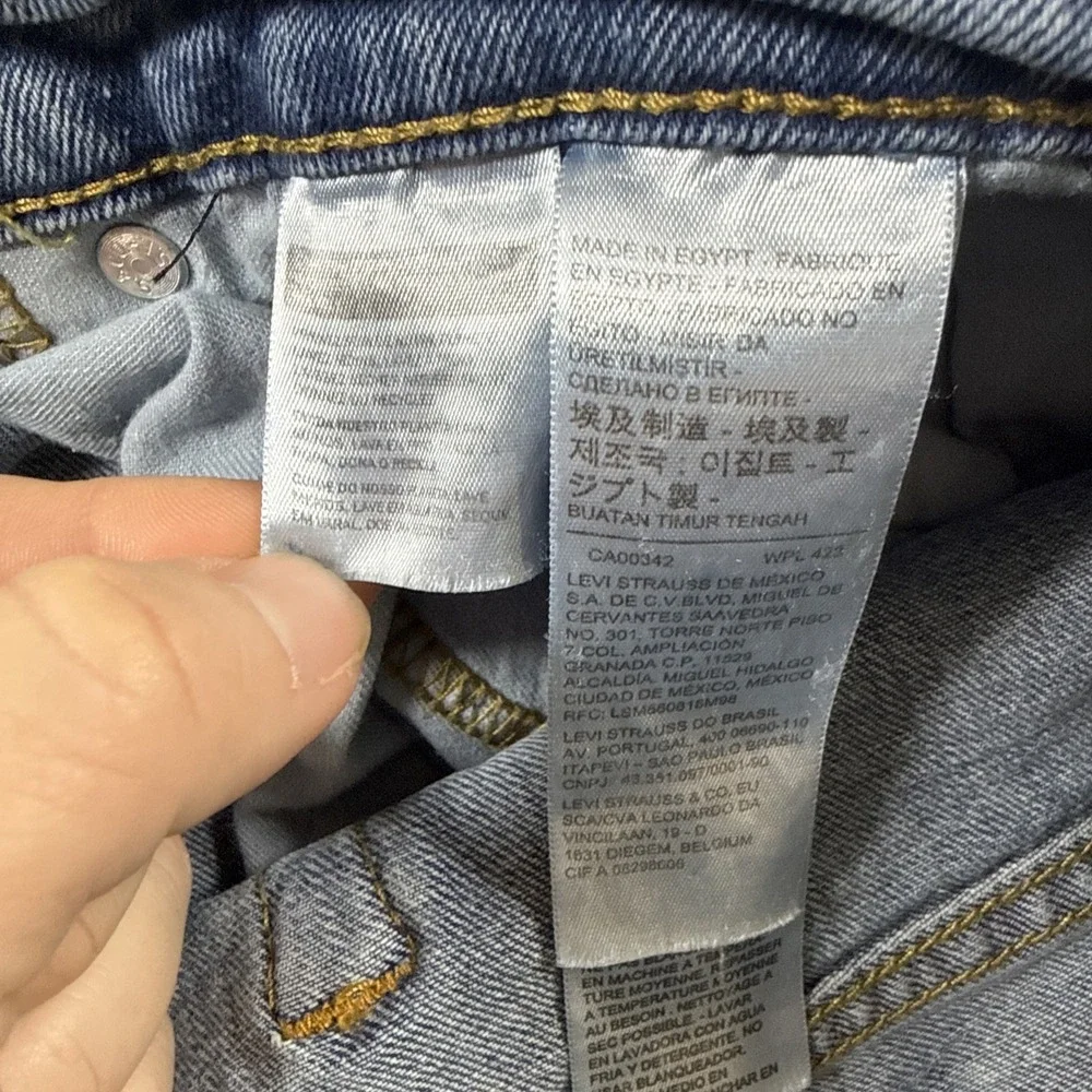 Levi's 550 Jeans Men's Size W46xL30 Blue Straight Leg MidRise MediumWash 5Pocket